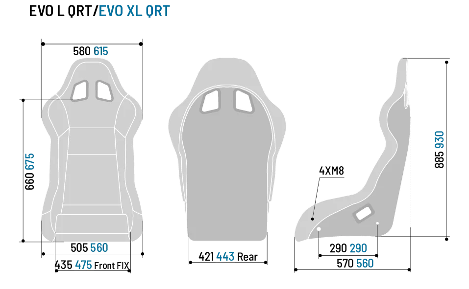 SPARCO SEAT EVO L QRT