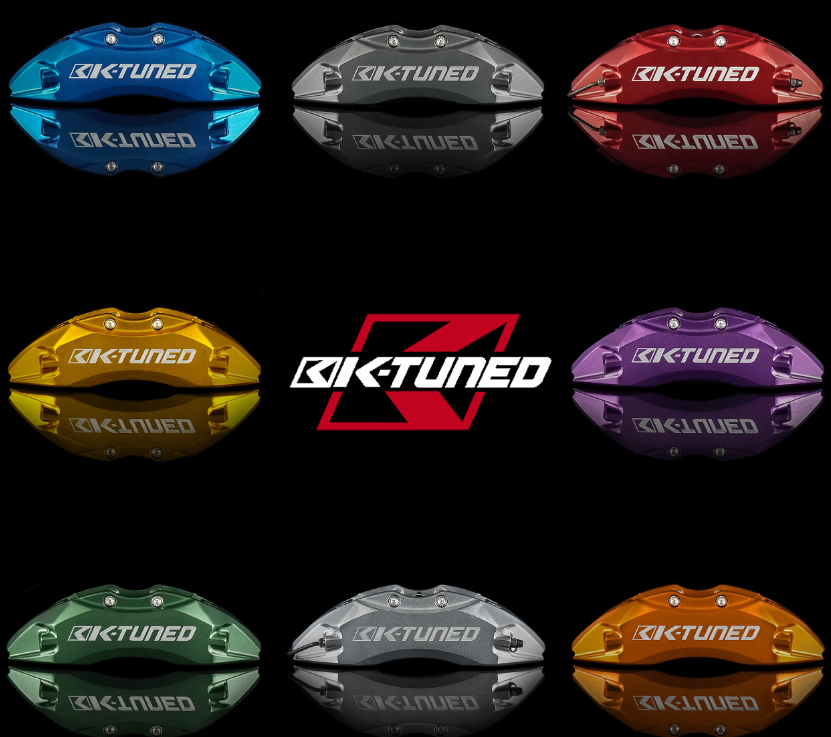 K-Tuned Big Brake Kit - 6 Piston Caliper / 2 Piece Rotors 330x32 - 2012-15 Civic