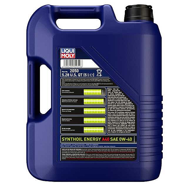 Liqui Moly Synthoil Energy A40 SAE 0W-40 5L