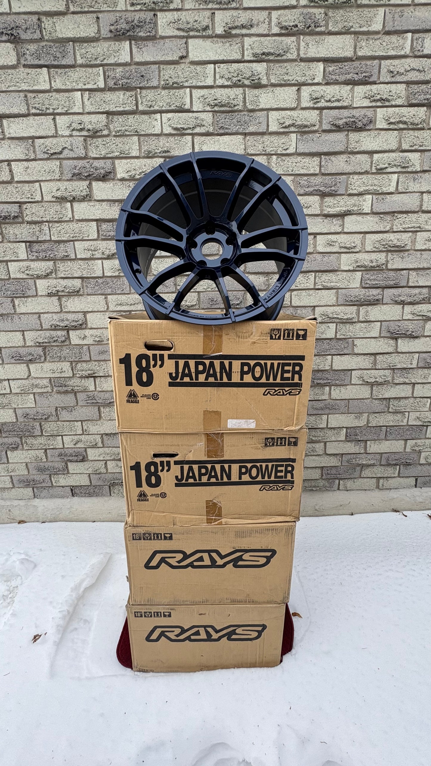 TrackStuff Special - Rays Gram Lights 57XR Eternal Blue Pearl | 18x9.5 +38 5x114.3