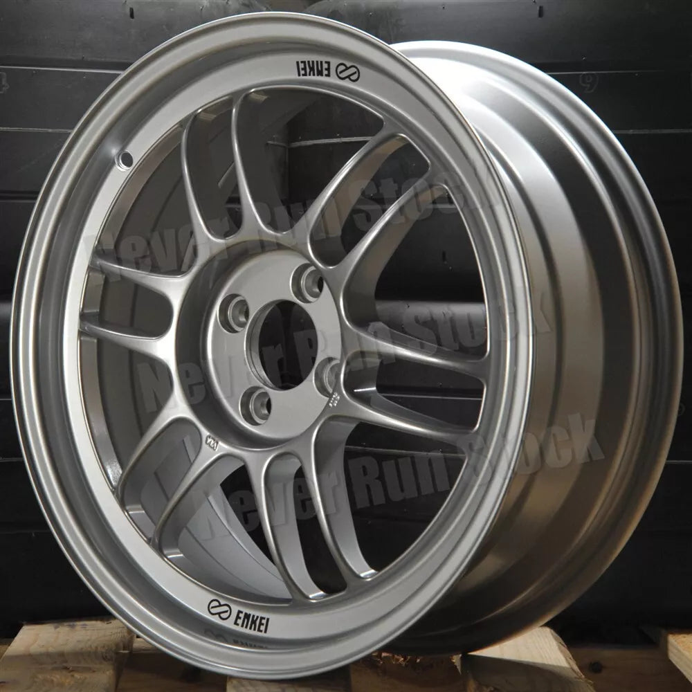 ENKEI RPF1 17 X 7 +43 4X100 CB73 SILVER PAINT