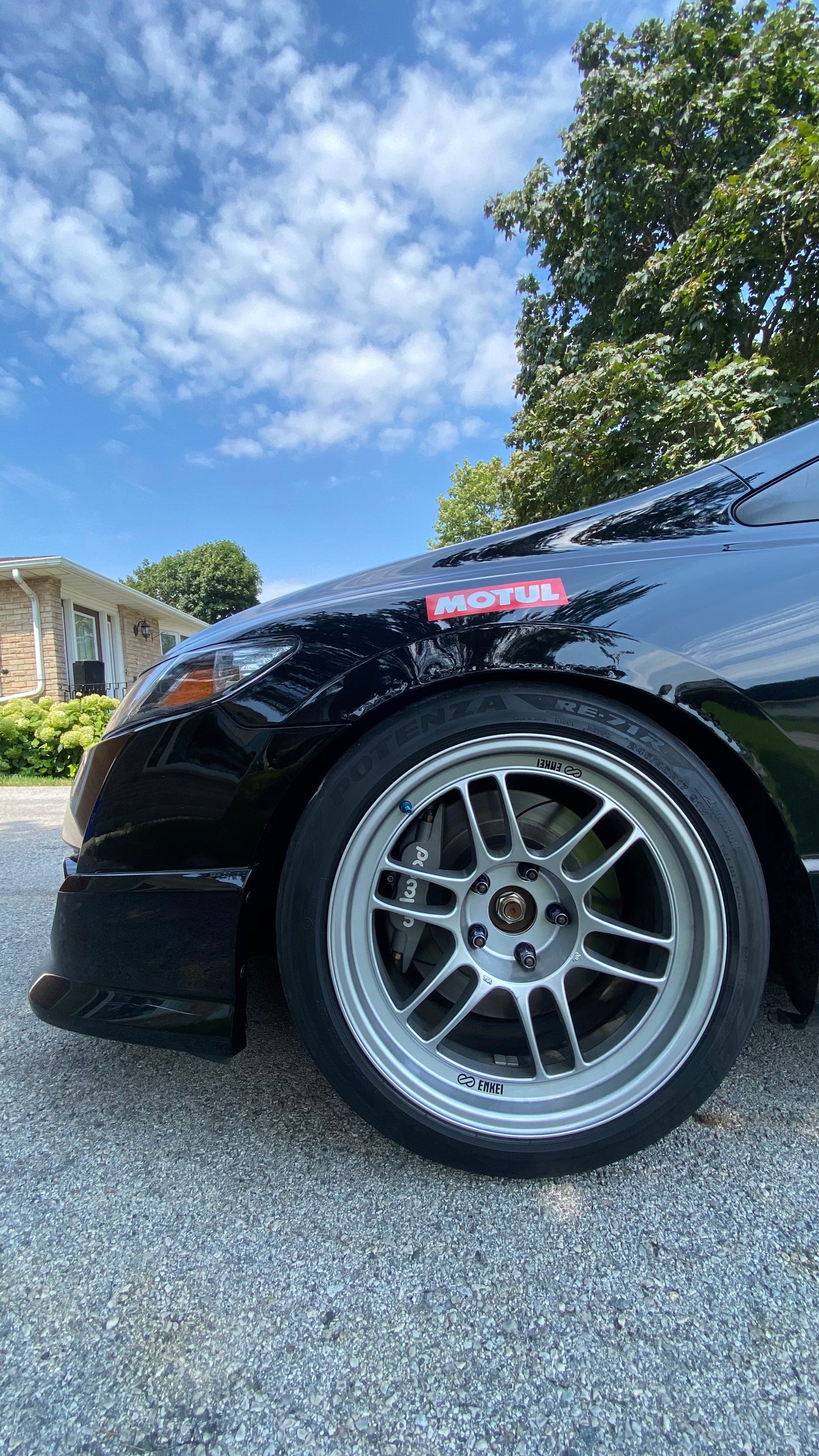 ENKEI RPF1 17 X 9.5 +18 5 X 114.3 CB73 SILVER PAINT