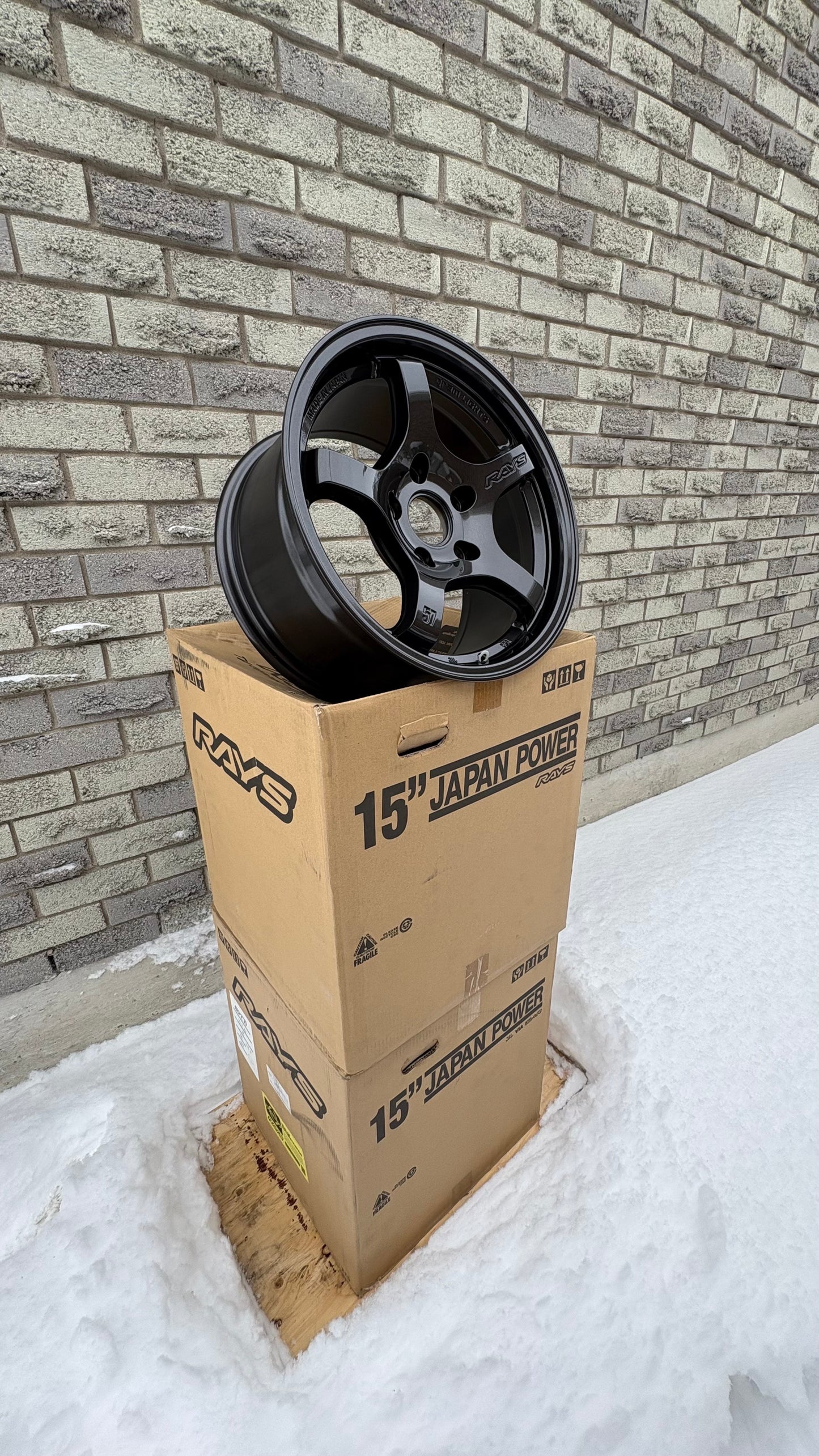 TrackStuff Special - Rays Gram Lights 57CR | 15x8 5x114.3 Super Dark Gunmetal