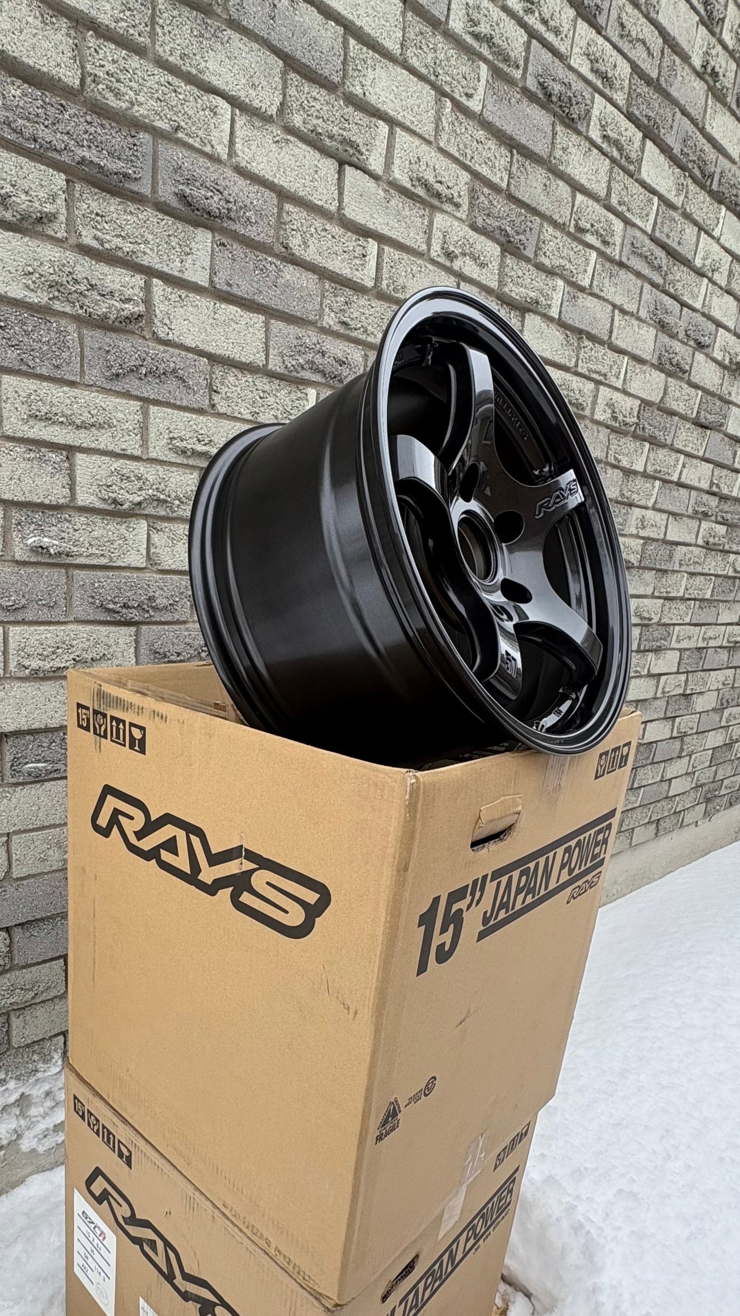 TrackStuff Special - Rays Gram Lights 57CR | 15x8 5x114.3 Super Dark Gunmetal