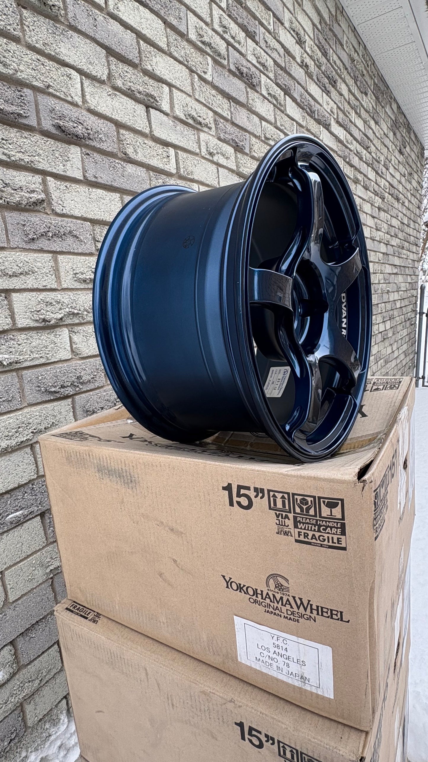 TrackStuff Special - ADVAN Racing TC-4 15X8.0 +35 4x100 RACING INDIGO BLUE