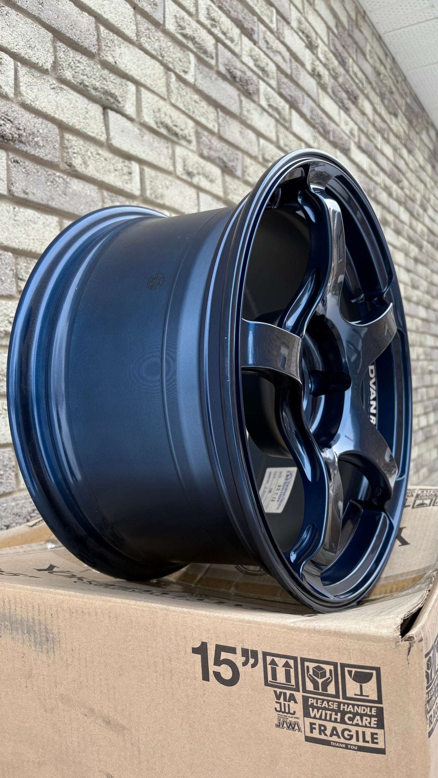 TrackStuff Special - ADVAN Racing TC-4 15X8.0 +35 4x100 RACING INDIGO BLUE
