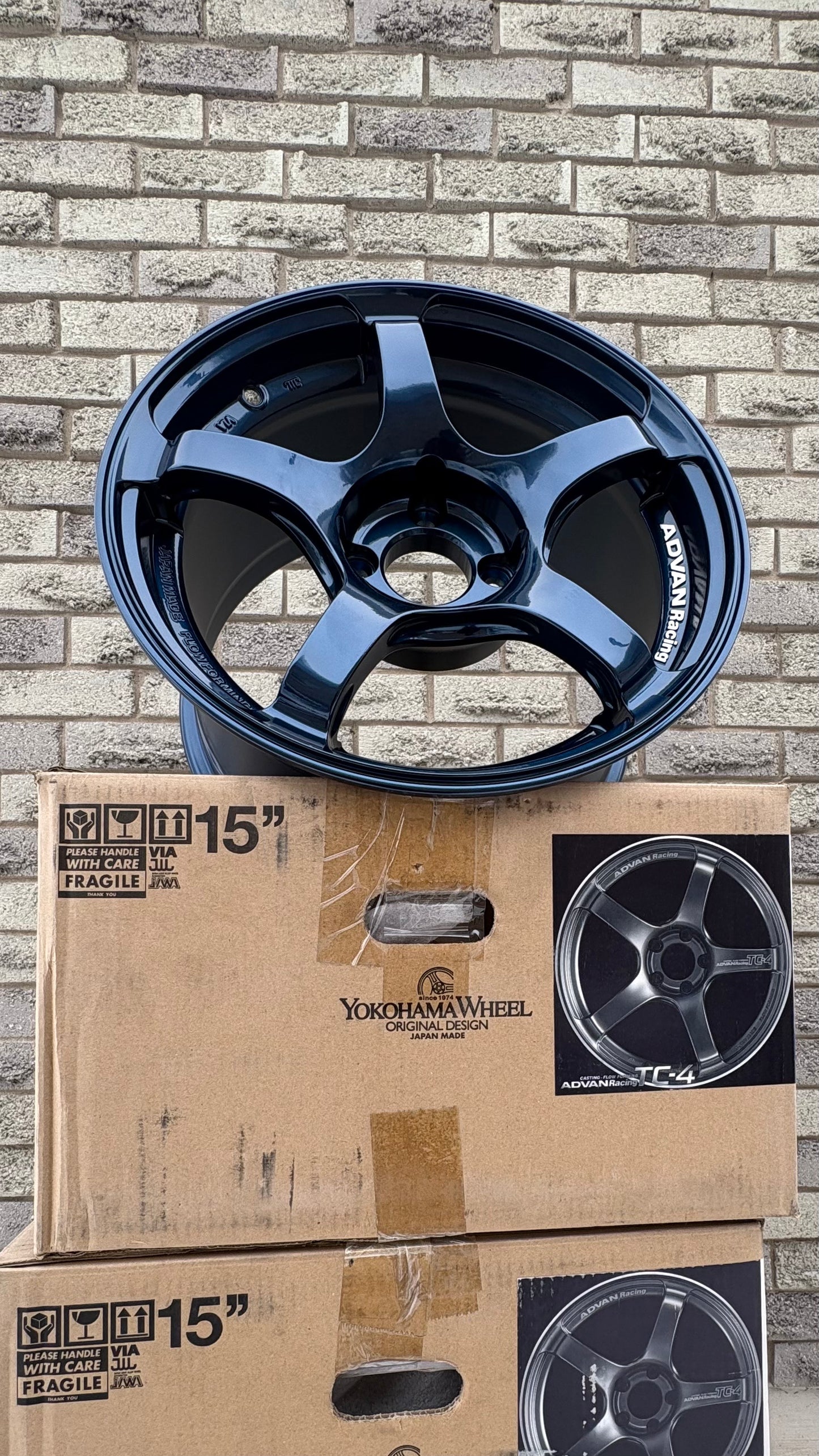 TrackStuff Special - ADVAN Racing TC-4 15X8.0 +35 4x100 RACING INDIGO BLUE