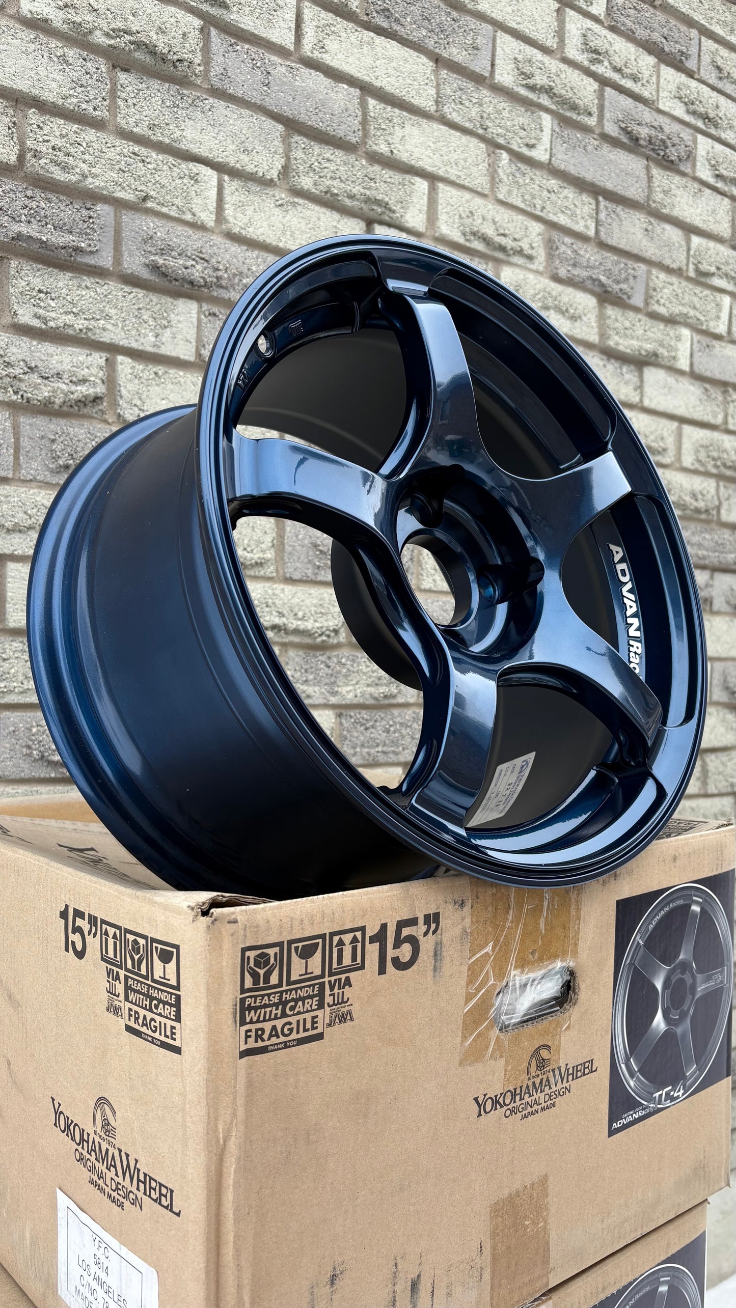 TrackStuff Special - ADVAN Racing TC-4 15X8.0 +35 4x100 RACING INDIGO BLUE