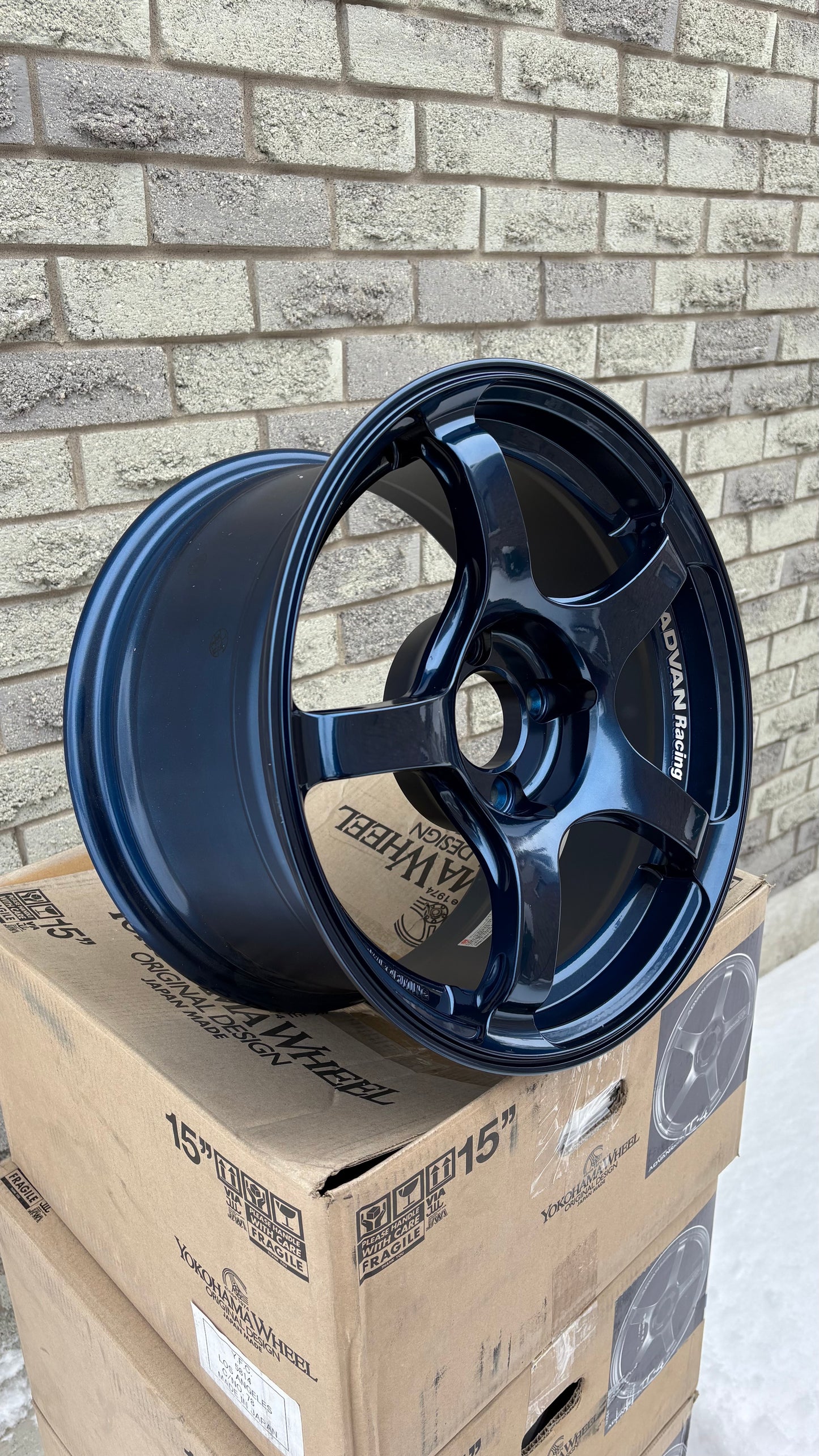 TrackStuff Special - ADVAN Racing TC-4 15X8.0 +35 4x100 RACING INDIGO BLUE