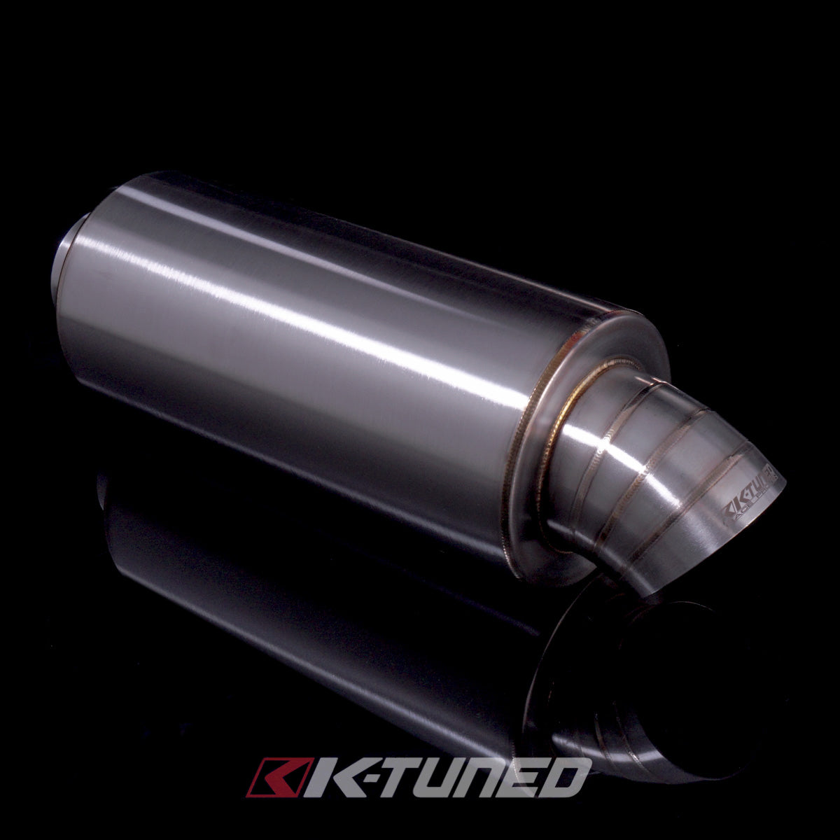 K-Tuned Universal Muffler - Turndown 2.5' Inlet  / 3.5' Exit
