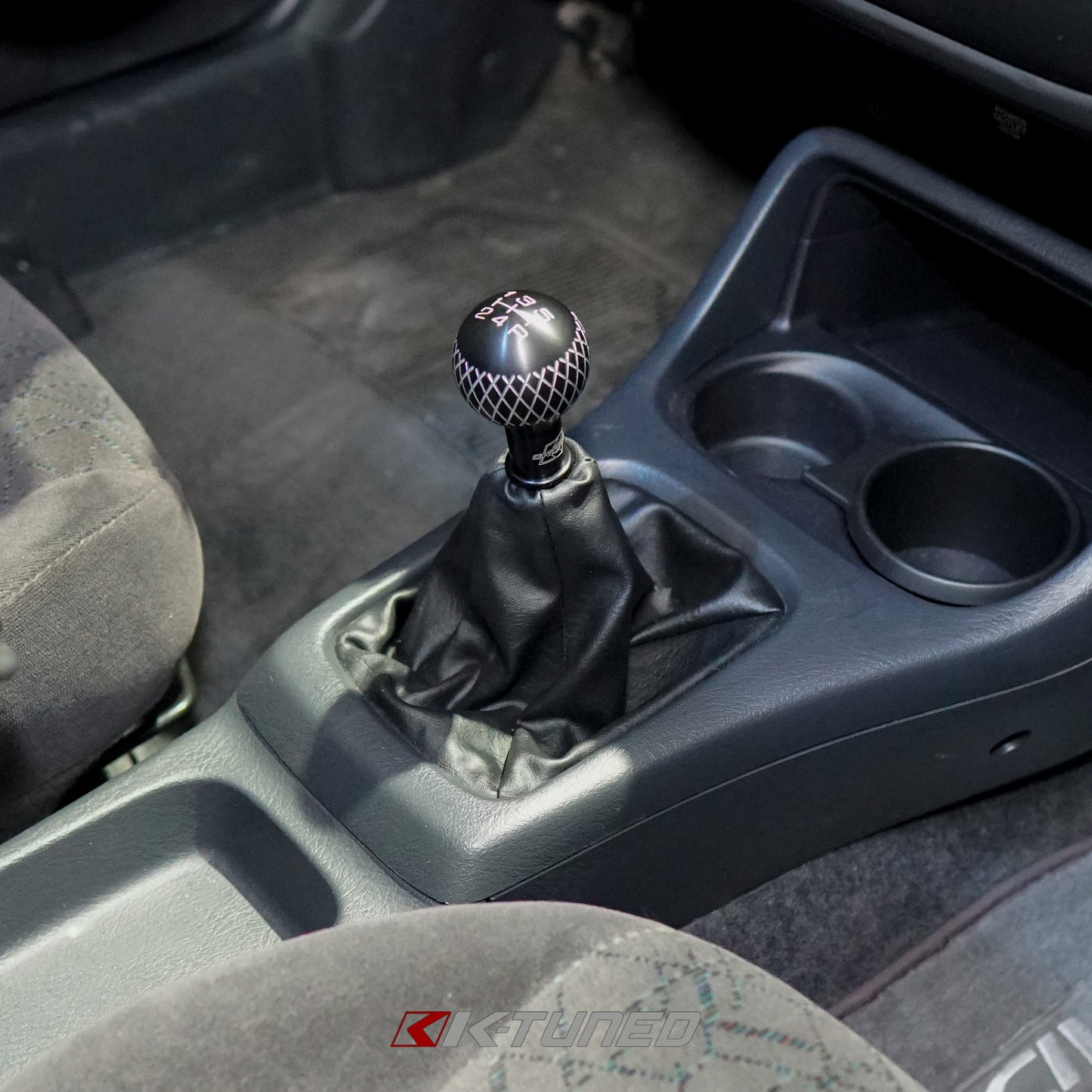 K-Tuned TR3 Shift Knob - Black Tall 6 Speed