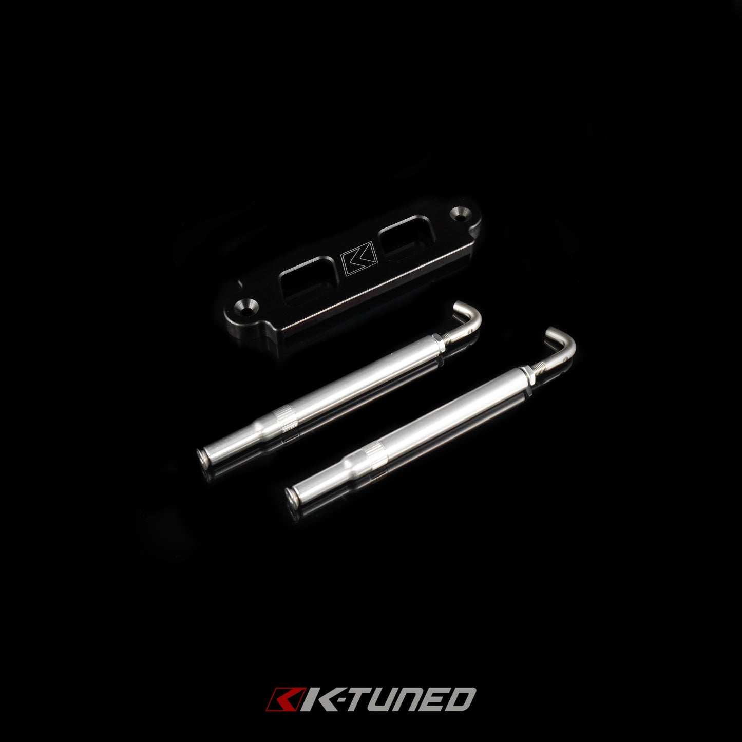 K-Tuned Battery Tie-Down (06+ Civic / 8th and 9th gen) - Silver