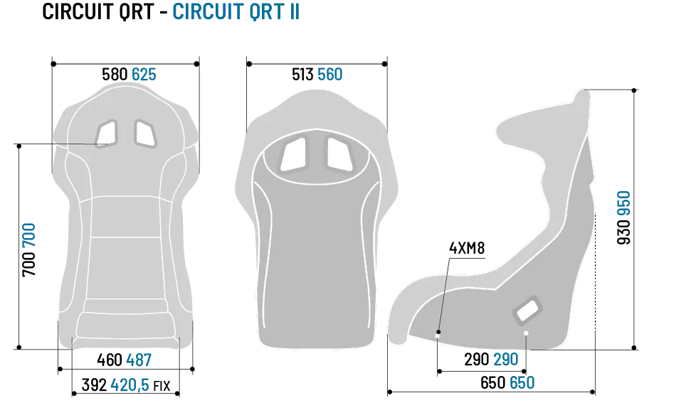 SPARCO SEAT CIRCUIT QRT