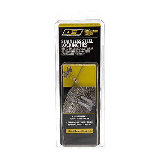 DEI Stainless Steel Locking Tie 14" - 5 per pack