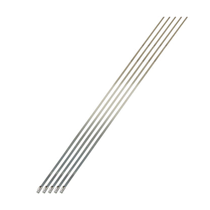 DEI Stainless Steel Locking Tie 8" pack