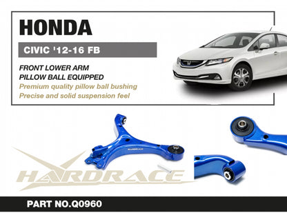 Hardrace Pillow Ball Front Lower Arms - 2pcs/set