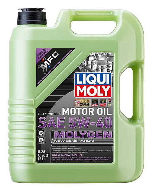 Liqui Moly Molygen New Gener­a­tion SAE 5W-40 5L