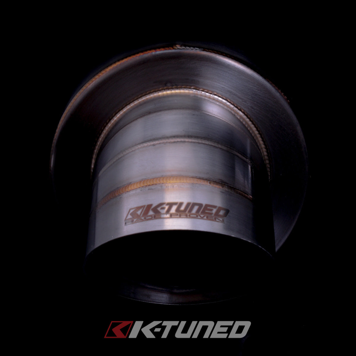 K-Tuned Universal Muffler - Turndown 3' Inlet  / 3.5' Exit