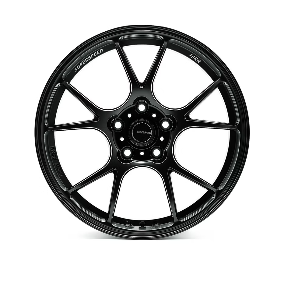 Superspeed 76RR 18x10 +40 5x114.3 Matte Black